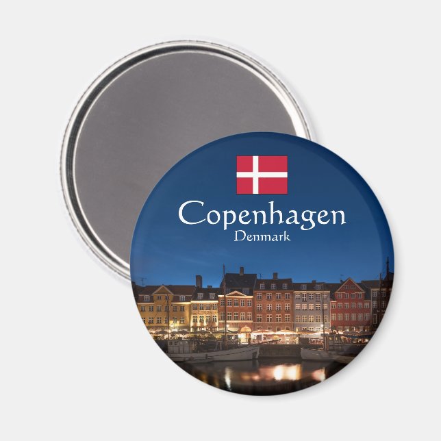 Íman Copenhague Dinamarca (Front/Back)