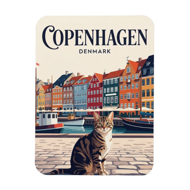 Íman Copenhague Dinamarca (Vertical)