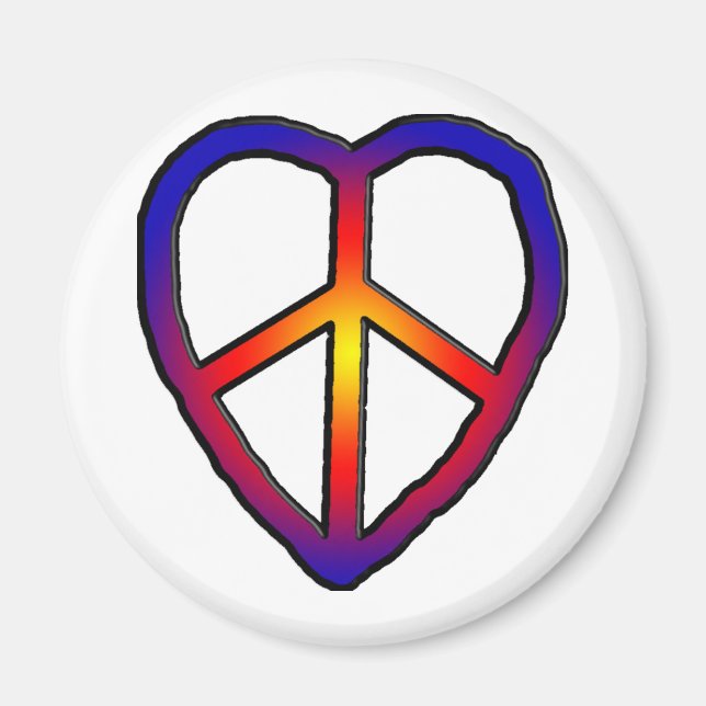 Íman Cópia de Coração CND (Frente)