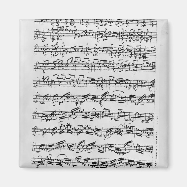 Íman Cópia de 'Partita em D Menor para Violino' (Frente)