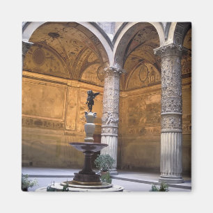 Íman Cópia de Putto com Dolphin de Andrea del del