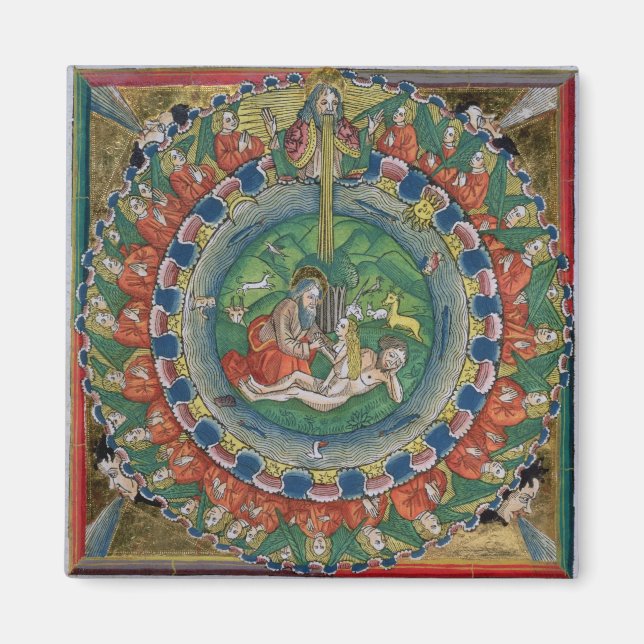 Íman Cópia do Genesis de Facsimile 2:22 Deus criou Eva, (Frente)