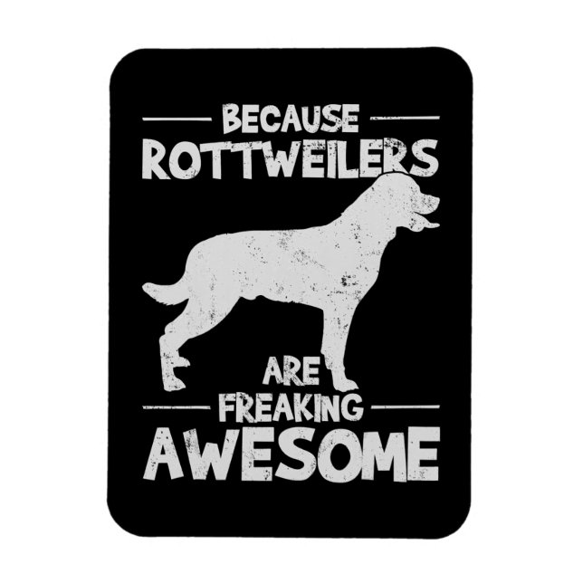 Íman Cópia do T-Shirt Rottweiler (Vertical)