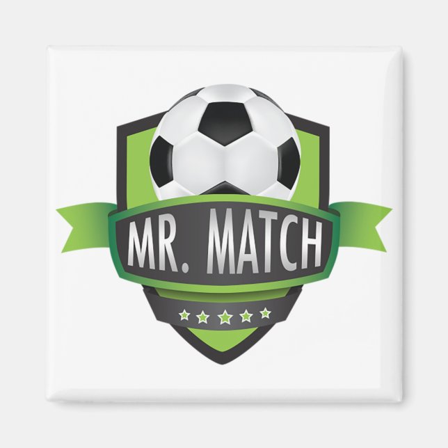 Íman cópia mr_match_logo (Frente)