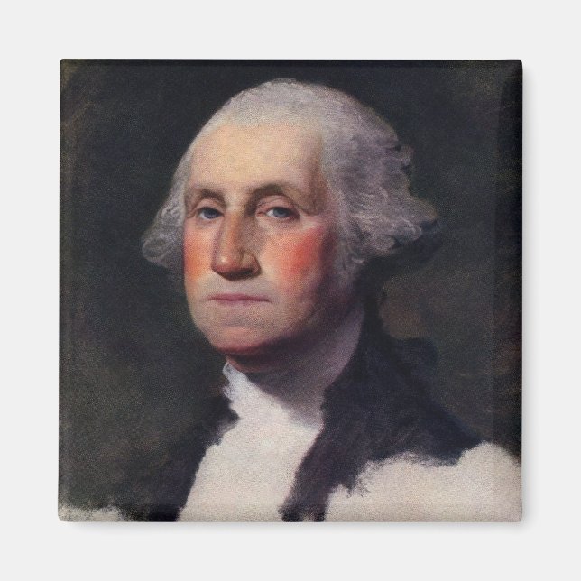 Íman Copiar Antheneum George Washington, Gilbert Stuart (Frente)