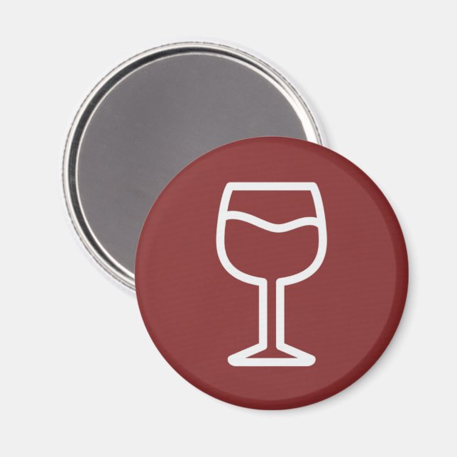 Íman Copo de Vinho (Front/Back)