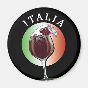 Íman Copo de Vinho Italiano - Itália, Itália