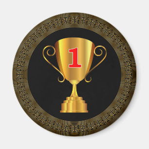 Íman Copo dourado do troféu