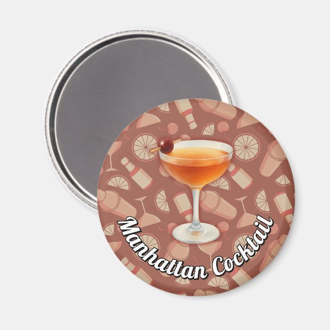 Íman Coquetel Manhattan (Front/Back)
