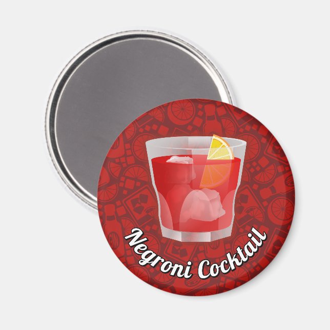 Íman Coquetel Negroni (Front/Back)