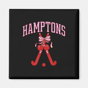 Íman Coquette Hamptons Hóquei em Campo Préppy Vintage S