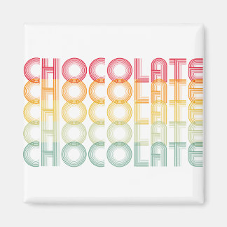 Íman Cor Arco-Íris do Chocolate Retroativo