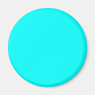 Íman Cor azul-ciano/aqua 00FFFF - Opção para adicionar 