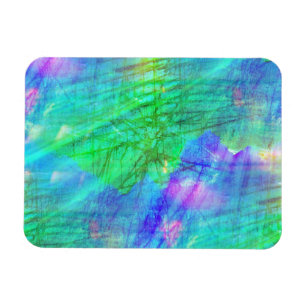 Íman cor azul de fundo de arte uniforme, verde