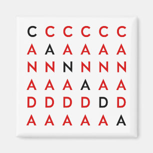 Íman Cor clara da Quebra-cabeça de espada do Canadá