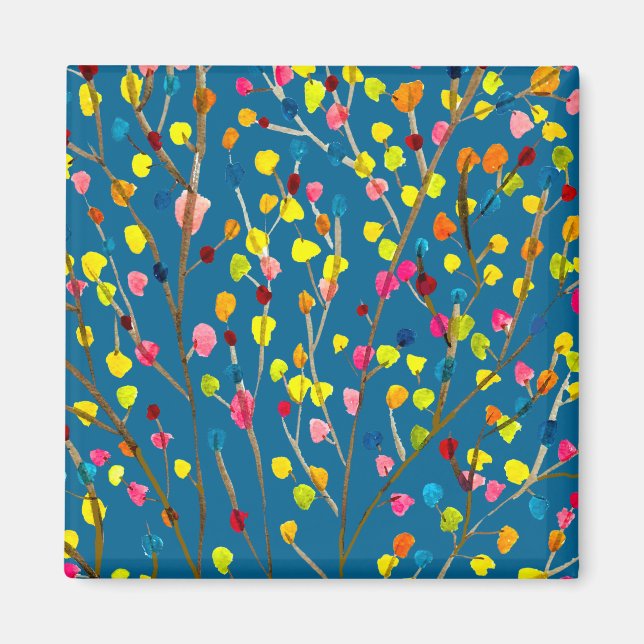 Íman Cor d'água da árvore arco-íris (Frente)