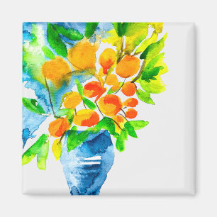 Íman Cor d'água da fruta de kumquat laranja