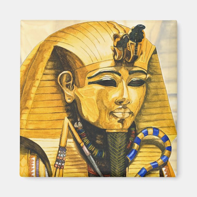 Íman Cor d'água da máscara de ouro de Toutankhamon (Frente)