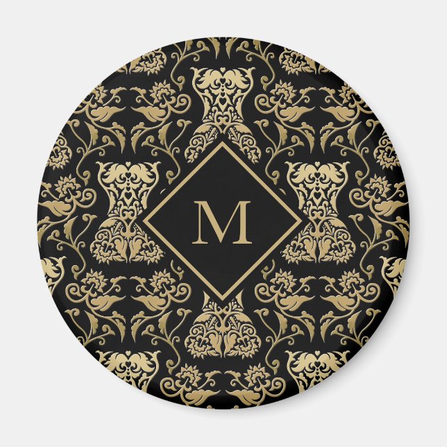 Íman Cor damasco do Corset Floral (Frente)