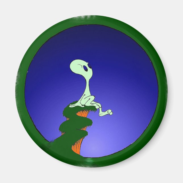 Íman cor do skywatch de alienígena (Frente)