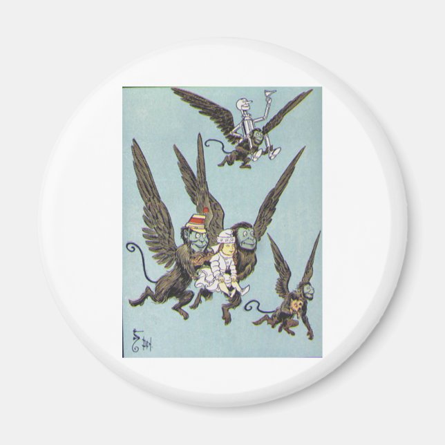 Íman Cor dos Macacos Voadores (Frente)