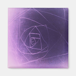 Íman Cor espiritual abstrato roxo Yaie