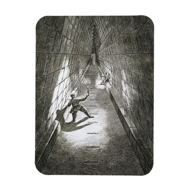 Íman Cor interior de uma pirâmide, c.1780 (gravação) (Vertical)