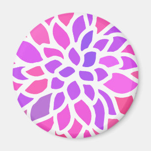 Íman Cor Moderna da Flor Rosa