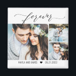 Íman Cor para sempre editável Salvar o ímã de fotos de<br><div class="desc">Os presentes fotográficos são os melhores presentes! Facilmente personalizado com seu texto e/ou fotos para uma aparência personalizada. Concebido por Berry Berry Sweet,  moderno Stationery e presentes personalizados. Visite nosso site em www.berryberrysweet.com para ver nossas linhas de produtos de cheio.</div>