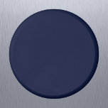 Íman Cor Sólida Azul do Marinho da Meia-Noite<br><div class="desc">Cor Sólida Azul do Marinho da Meia-Noite</div>