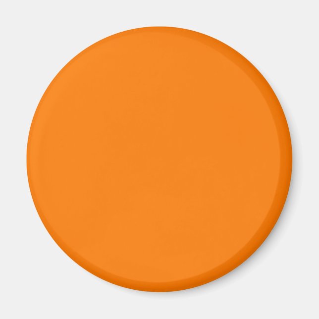 Íman Cor Sólida Laranja de Segurança (Frente)