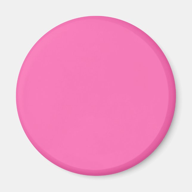 Íman Cor Sólida Rosa Quente (Frente)