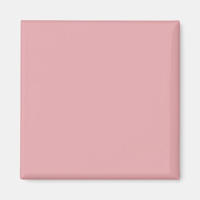 Íman Cor Sólida Rosa-Rosa Rosa | Clássico | Elegante (Frente)