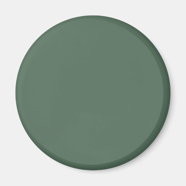 Íman Cor Sólida Verde Eucalyptus Dusty (Frente)