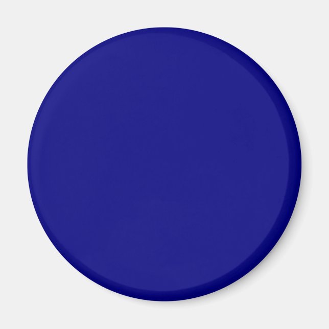 Íman Cor Sólido Azul do marinho (Frente)