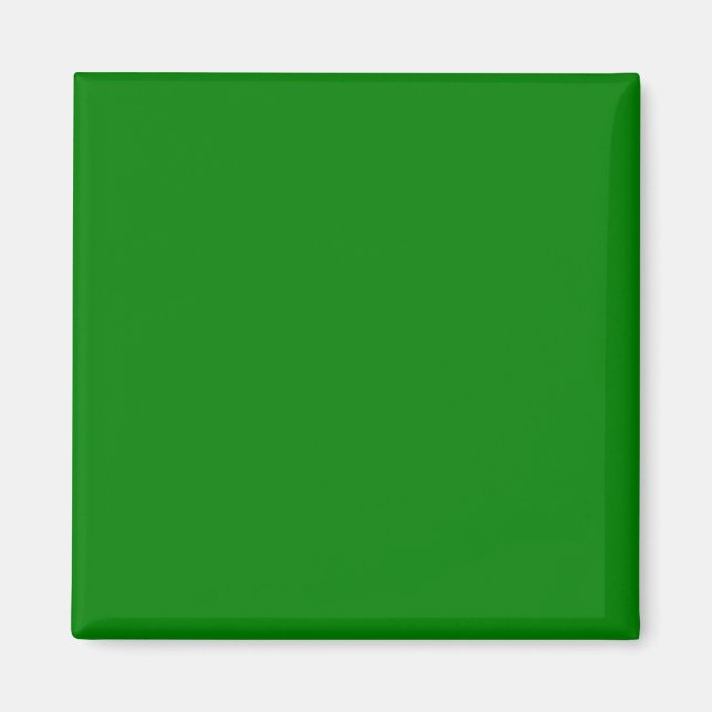 Íman Cor verde 008000 - Com a opção de adicionar um nom (Frente)