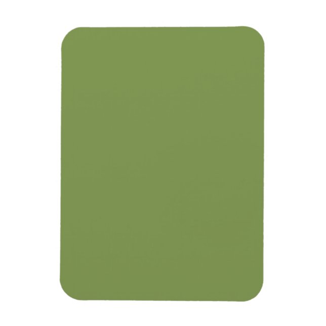 Íman Cor Verde de Mosa Personalizar isto (Vertical)