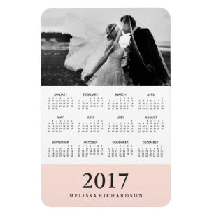 Íman Cora o calendário 2017 elegante da foto da listra