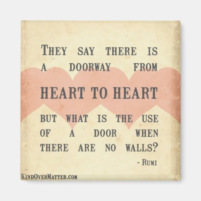 Íman Coração a Coração (Frente)