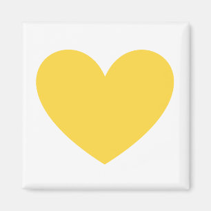 Íman Coração amarelo