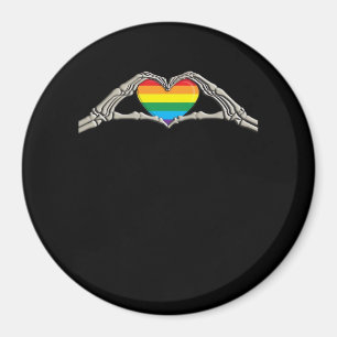 Íman Coração Ativo Mãos Ósseas