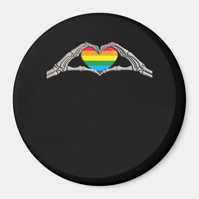 Íman Coração Ativo Mãos Ósseas (Frente)