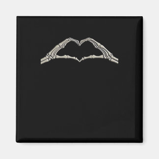 Íman Coração Ativo Mãos Ósseas