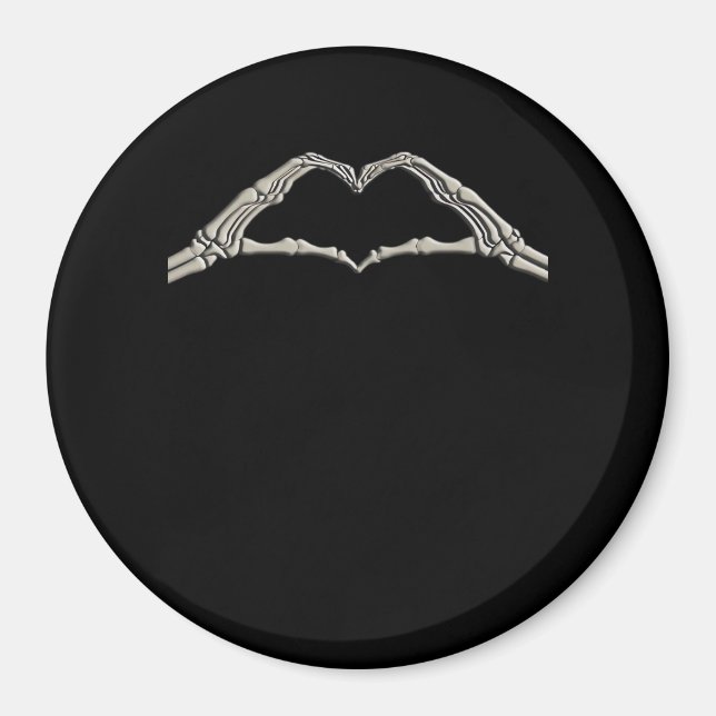 Íman Coração Ativo Mãos Ósseas (Frente)