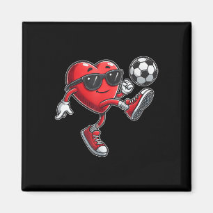 Íman Coração Bonito Jogando Futebol Dia de os namorados