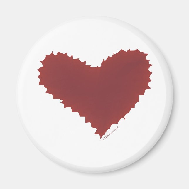 Íman Coração caótico, belo romance, eu te amo (Frente)