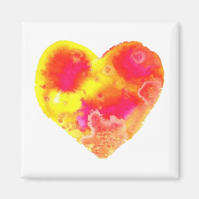 Íman Coração Cheerful (Frente)