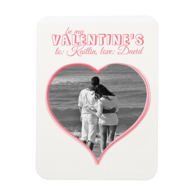 Íman Coração com forma recortada Magnet (Vertical)