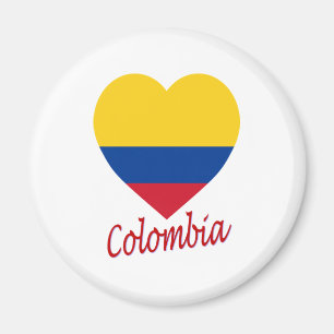 Íman Coração da bandeira de Colômbia