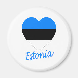 Íman Coração da bandeira de Estónia
